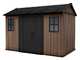 Keter Newton plus 7511/1175 - Garden shed - With double-leaf door and windows