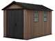 Keter Newton plus 7511/1175 - Garden shed - With double-leaf door and windows