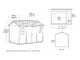 Keter Newton plus 7511/1175 - Garden shed - With double-leaf door and windows