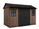 Keter Newton plus 7511/1175 - Garden shed - With double-leaf door and windows