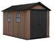 Keter Newton plus 7511/1175 - Garden shed - With double-leaf door and windows