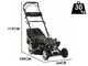 Blackstone Essentials ESP 460-180 - Self-propelled Petrol Lawn Mower - 4 in 1 - 180cc Petrol Engine