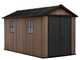 Keter Newton plus 7513/1375 - Garden shed - With double door and windows - 230x413x246 cm