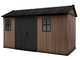 Keter Newton plus 7513/1375 - Garden shed - With double door and windows - 230x413x246 cm