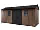 Keter Newton plus 7517/1775 - Garden shed - With double door and windows