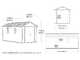 Keter Newton plus 7517/1775 - Garden shed - With double door and windows