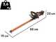 Worx WG918E - Cordless Hedge Trimmer + Grass Trimmer Kit - 20/2Ah