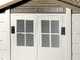 Garofalo Tuscany Evo 200 - Garden Shed - With Windows and Double Door