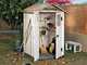 Garofalo Tuscany Evo 120 - Garden Shed - With Windows and Double Door