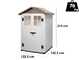 Garofalo Tuscany Evo 120 - Garden Shed - With Windows and Double Door