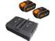 Worx WG779E.1 Battery-powered Electric Lawn Mower - 2 X 20 V 4Ah Batteries