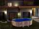 Gre Fidji Oval 500x300x120cm - Above Ground Steel Pool - Aqualoon Filter