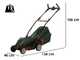 Bosch UniversalRotak 37-555 - Electric Lawnmower - 1400 W - 37 cm Cutting Width