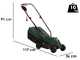 Bosch EasyRotak 32-235 - Electric Lawnmower - 1200 W - Cutting Width 32 cm
