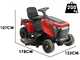 GeoTech-Pro PRTM 180-1080 H-SM - Lawn Tractor - Hydrostatic Transmission - Side Discharge and Mulching
