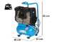 ABAC Start Quiete OS10 - Silent Single-phase Electric Air Compressor - Oil-less - 1 HP Motor - 6 lt