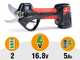 Blue Bird PS 23-28C Faster - Electric Pruning Shears - 2x 16.8V 2.5Ah