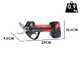 Blue Bird PS 23-28C Faster - Electric Pruning Shears - 2x 16.8V 2.5Ah