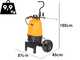 Volpi V-BLACK VITA 16 - Battery-powered backpack sprayer with trolley - With 2m hose