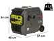 Pramac PMi 4500 - Inverter power generator, trolley version, 4.2 kW - Continuous 3.8 kW Single-phase