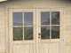 Alce Opera 254x276 - Wooden garden shed - With windows and double-leaf door - 254x276x218 cm