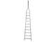S8000 10/1 aluminium pruning ladder, 4 metres, 10 steps