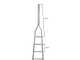 S8000 10/1 aluminium pruning ladder, 4 metres, 10 steps