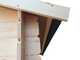 Alce Hobby 198x198 - Wooden garden shed - With windows and double doors - 198x198x215 cm