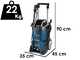Bosch Professional GHP 5-55 - Cold pressure washer - 130 bar - 498 L/h
