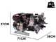Comet MTP P40/20 BA (CE) - Petrol spray pump - Loncin G200F engine - version for acids and chemicals