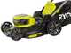 Ryobi RY18LMX46A-250 - Battery-powered lawn mower - 2x 18V/5Ah - 46 cm cutting width