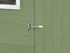 Alce Livia 198x130 green - Wooden garden shed - With front window - 198x130x205 cm