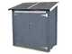 Alce Ambrogio 155x85 grey - Wooden garden shed - Single-pitched roof - 155x85x165 cm