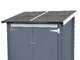Alce Ambrogio 155x85 grey - Wooden garden shed - Single-pitched roof - 155x85x165 cm