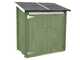 Alce Ambrogio 155x85 green - Wooden garden shed - Single-pitch roof - 155x85x165 cm