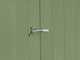 Alce Ambrogio 155x85 green - Wooden garden shed - Single-pitch roof - 155x85x165 cm