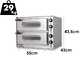 Resto Italia Small G2 - Electric pizza oven - Double chamber