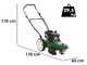 GreenBay MRC 173-560 - 4-stroke petrol wheeled brush cutter with traction