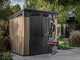 Keter Signature Venetian 7x7 - Garden shed - With double door - 214x218x226 cm