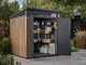 Keter Signature Venetian 7x7 - Garden shed - With double door - 214x218x226 cm