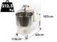Spiralmac SV60 2 VEL PNL - Spiral mixer - Capacity 60 kg - Three-phase