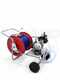 Petrol-powered spray pump kit with trolley - Comet MTP BPX25 PP - For chemicals and acids