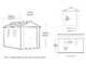 Keter Signature Walnut 7511/1175 - Garden shed - With windows - 230x350x246 cm