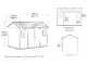 Keter Signature Walnut 7511/1175 - Garden shed - With windows - 230x350x246 cm