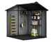 Keter Signature Walnut 7511/1175 - Garden shed - With windows - 230x350x246 cm