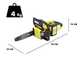 Karcher CNS 18-30 - 18V 5Ah battery-powered electric saw - 30cm blade