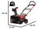 Einhell GP-ST 36/53 Li E BL - Battery-powered snow blower - 36V - 4x 18V 5.2Ah