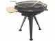 Royal Food BBQ2 Charcoal Barbecue with Double Rotating Grid -  &Oslash; 86 cm Brazier