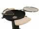 Royal Food BBQ6 Charcoal Barbecue with Stainless Steel Double Rotating Grid -  &Oslash; 60 cm Brazier