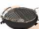 Royal Food BBQ6 Charcoal Barbecue with Stainless Steel Double Rotating Grid -  &Oslash; 60 cm Brazier